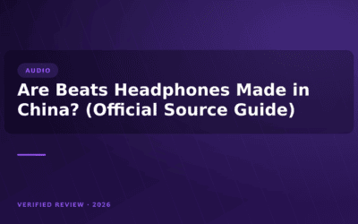 Are Beats Headphones Made in China? (Official Source Guide)