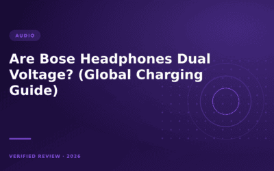 Are Bose Headphones Dual Voltage? (Global Charging Guide)