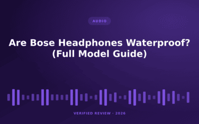 Are Bose Headphones Waterproof? (Full Model Guide)