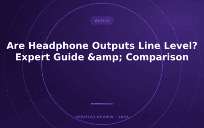 Are Headphone Outputs Line Level? Expert Guide & Comparison