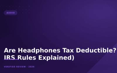 Are Headphones Tax Deductible? (2024 IRS Rules Explained)
