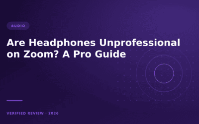 Are Headphones Unprofessional on Zoom? A Pro Guide