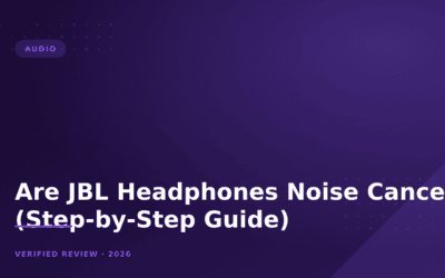 Are JBL Headphones Noise Cancelling? (Step-by-Step Guide)