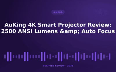 AuKing 4K Smart Projector Review: 2500 ANSI Lumens & Auto Focus