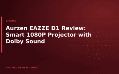 Aurzen EAZZE D1 Review: Smart 1080P Projector with Dolby Sound