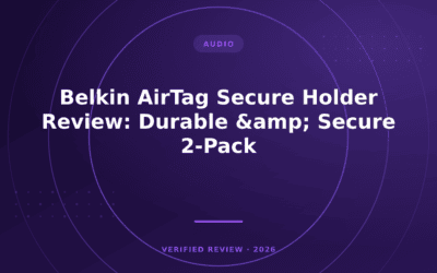 Belkin AirTag Secure Holder Review: Durable & Secure 2-Pack
