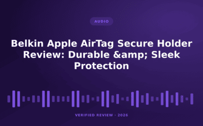 Belkin Apple AirTag Secure Holder Review: Durable & Sleek Protection