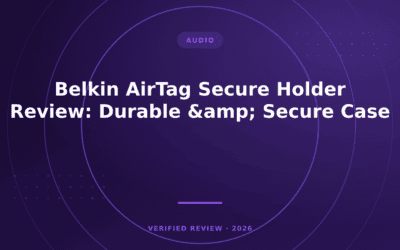 Belkin AirTag Secure Holder Review: Durable & Secure Case