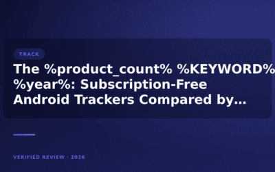 The 10 GPS Trackers For Android of 2026: Subscription-Free Android Trackers Compared by Battery, Water Resistance, and Google Find Hub Fit