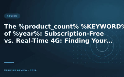 The 10 GPS Trackers For Car of 2026: Subscription-Free vs. Real-Time 4G: Finding Your Fit
