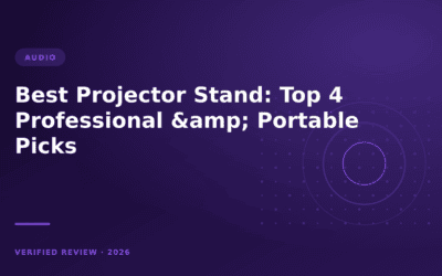 Best Projector Stand: Top 4 Professional & Portable Picks