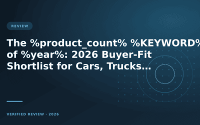 The 10 What Is Best GPS System of 2026: 2026 Buyer-Fit Shortlist for Cars, Trucks, and RVs