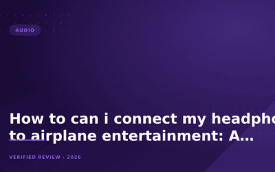 How to can i connect my headphones to airplane entertainment: A Step-by-Step Guide