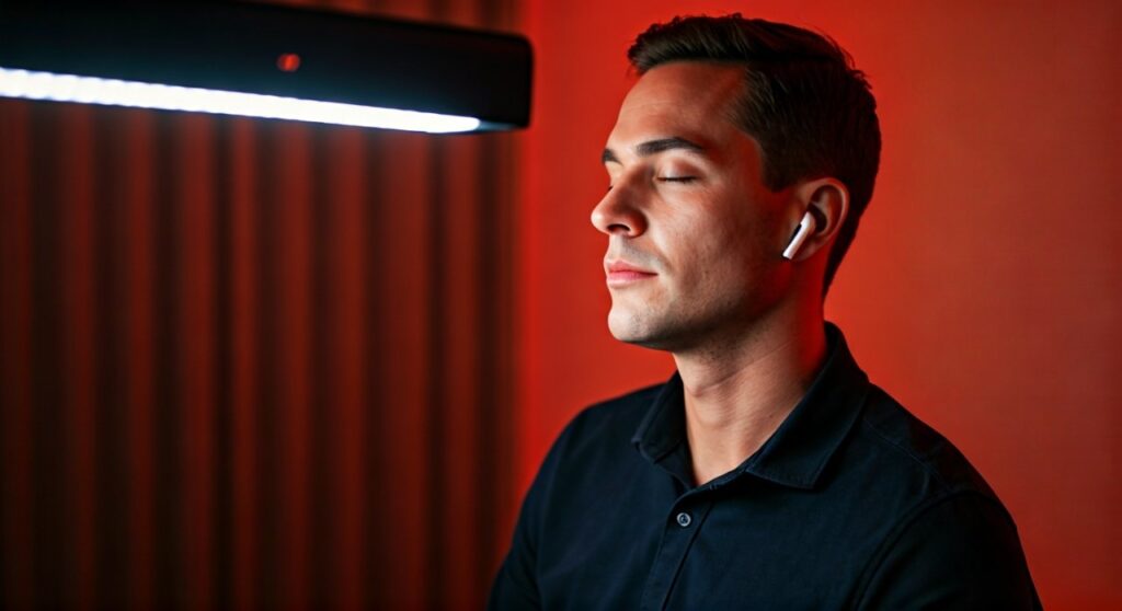 Can I Wear Headphones in Red Light Therapy? (Full Guide)