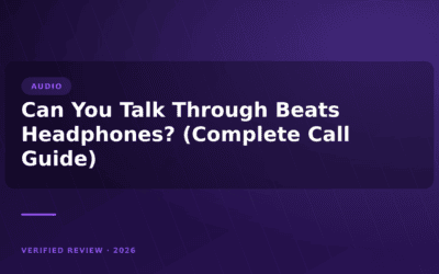 Can You Talk Through Beats Headphones? (Complete Call Guide)