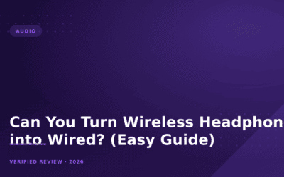 Can You Turn Wireless Headphones into Wired? (Easy Guide)