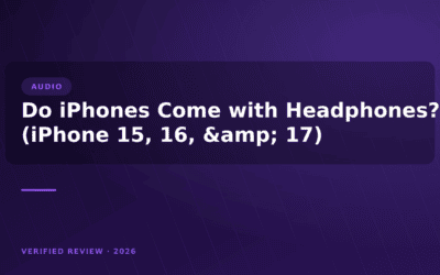 Do iPhones Come with Headphones? (iPhone 15, 16, & 17)