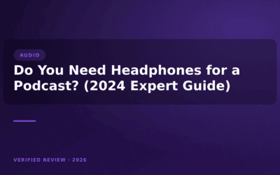 Do You Need Headphones for a Podcast? (2024 Expert Guide)