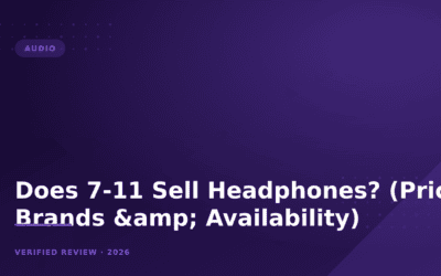 Does 7-11 Sell Headphones? (Prices, Brands & Availability)