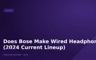 Does Bose Make Wired Headphones? (2024 Current Lineup)