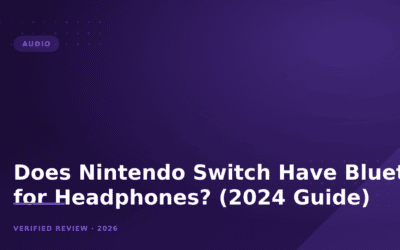 Does Nintendo Switch Have Bluetooth for Headphones? (2024 Guide)