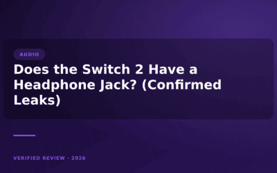Does the Switch 2 Have a Headphone Jack? (Confirmed Leaks)