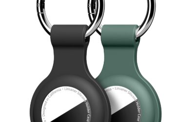 Durable 2-Pack Silicone AirTag Case for Gen 1 & 2 (2026)