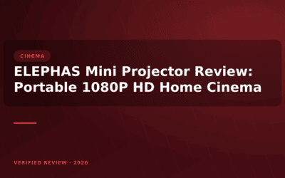 ELEPHAS Mini Projector Review: Portable 1080P HD Home Cinema