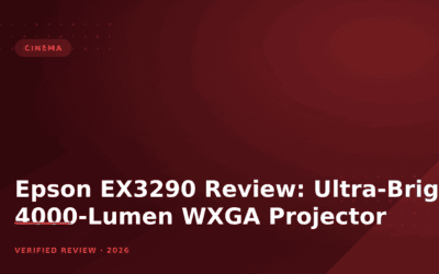 Epson EX3290 Review: Ultra-Bright 4000-Lumen WXGA Projector