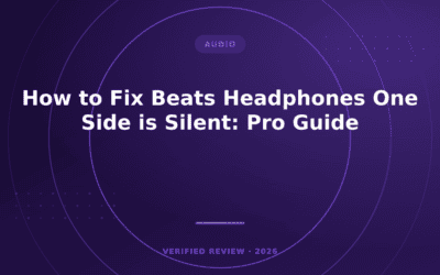 How to Fix Beats Headphones One Side is Silent: Pro Guide