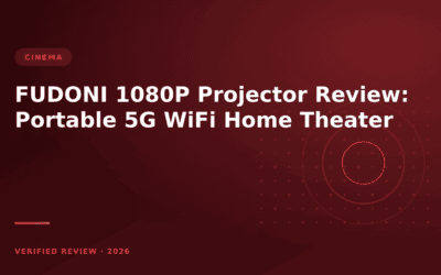 FUDONI 1080P Projector Review: Portable 5G WiFi Home Theater