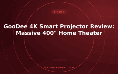 GooDee 4K Smart Projector Review: Massive 400″ Home Theater