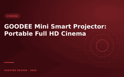 GOODEE Mini Smart Projector: Portable Full HD Cinema