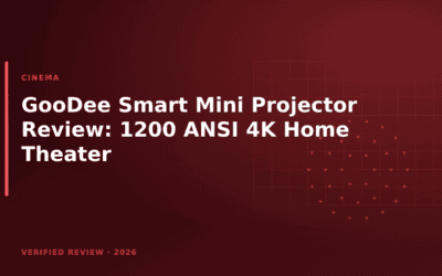 GooDee Smart Mini Projector Review: 1200 ANSI 4K Home Theater