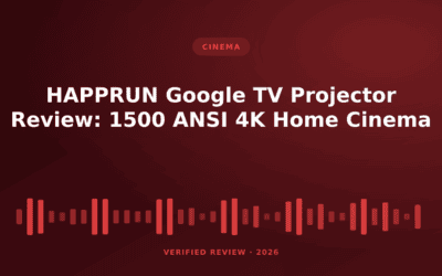 HAPPRUN Google TV Projector Review: 1500 ANSI 4K Home Cinema