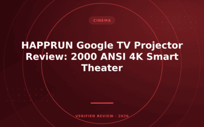 HAPPRUN Google TV Projector Review: 2000 ANSI 4K Smart Theater