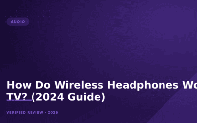 How Do Wireless Headphones Work for TV? (2024 Guide)