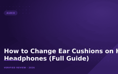 How to Change Ear Cushions on HD280s Headphones (Full Guide)