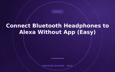 Connect Bluetooth Headphones to Alexa Without App (Easy)