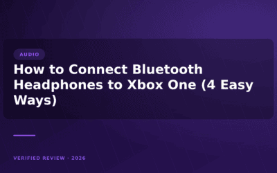 How to Connect Bluetooth Headphones to Xbox One (4 Easy Ways)