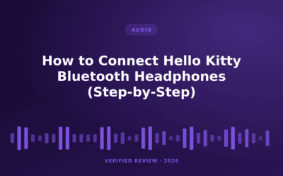 How to Connect Hello Kitty Bluetooth Headphones (Step-by-Step)