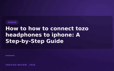 How to how to connect tozo headphones to iphone: A Step-by-Step Guide