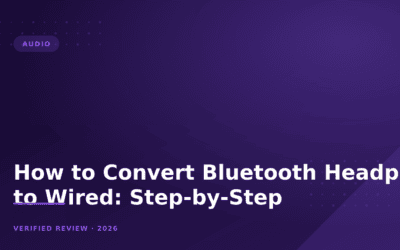 How to Convert Bluetooth Headphones to Wired: Step-by-Step