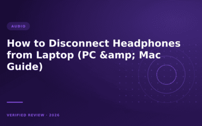 How to Disconnect Headphones from Laptop (PC & Mac Guide)