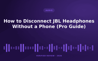 How to Disconnect JBL Headphones Without a Phone (Pro Guide)