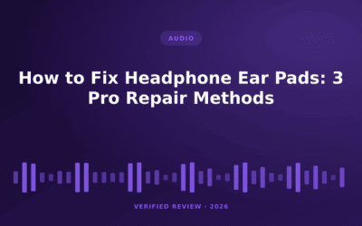 How to Fix Headphone Ear Pads: 3 Pro Repair Methods