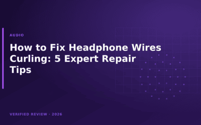 How to Fix Headphone Wires Curling: 5 Expert Repair Tips