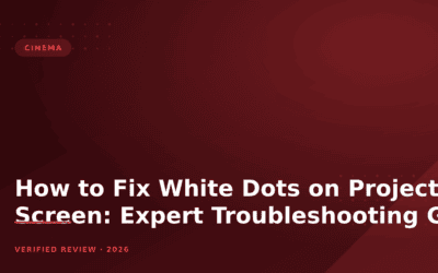How to Fix White Dots on Projector Screen: Expert Troubleshooting Guide