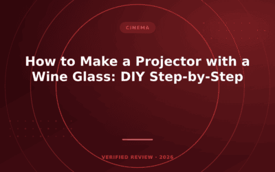 How to Make a Projector with a Wine Glass: DIY Step-by-Step