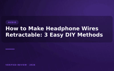 How to Make Headphone Wires Retractable: 3 Easy DIY Methods